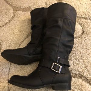 Baretraps high boot black size 7-1/2